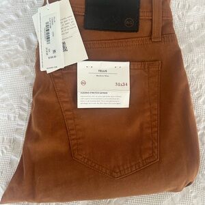 NWT - Ag Adriano Goldschmied Men's Tellis Sueded Modern Slim (31x34)